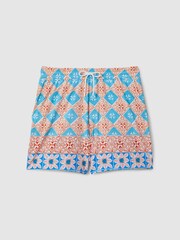 Reiss Orange Multi Arizona Medallion Print Drawstring Swim Shorts - Image 2 of 6