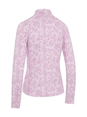 Long Sleeve Abstract Floral Sun Protection Top - Image 6 of 6