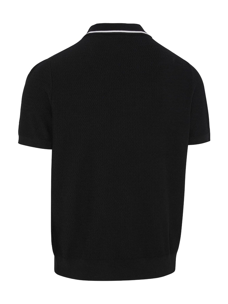 Callaway Apparel Short Sleeve Textured Polo Shirt - Image 5 of 5 Callaway Apparel Short Sleeve Textured Polo Shirt - Image 5 of 5