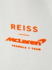 Reiss x McLaren F1 Team White Drawstring Joggers - Image 11 of 12
