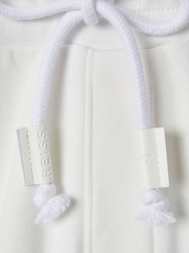 Reiss x McLaren F1 Team White Drawstring Joggers - Image 12 of 12