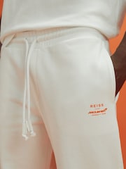 Reiss x McLaren F1 Team White Drawstring Joggers - Image 5 of 12