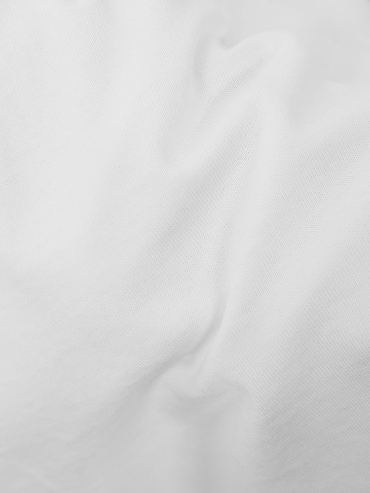 Reiss White Cassie Oversized Cotton Crew Neck T-Shirt - Image 6 of 6