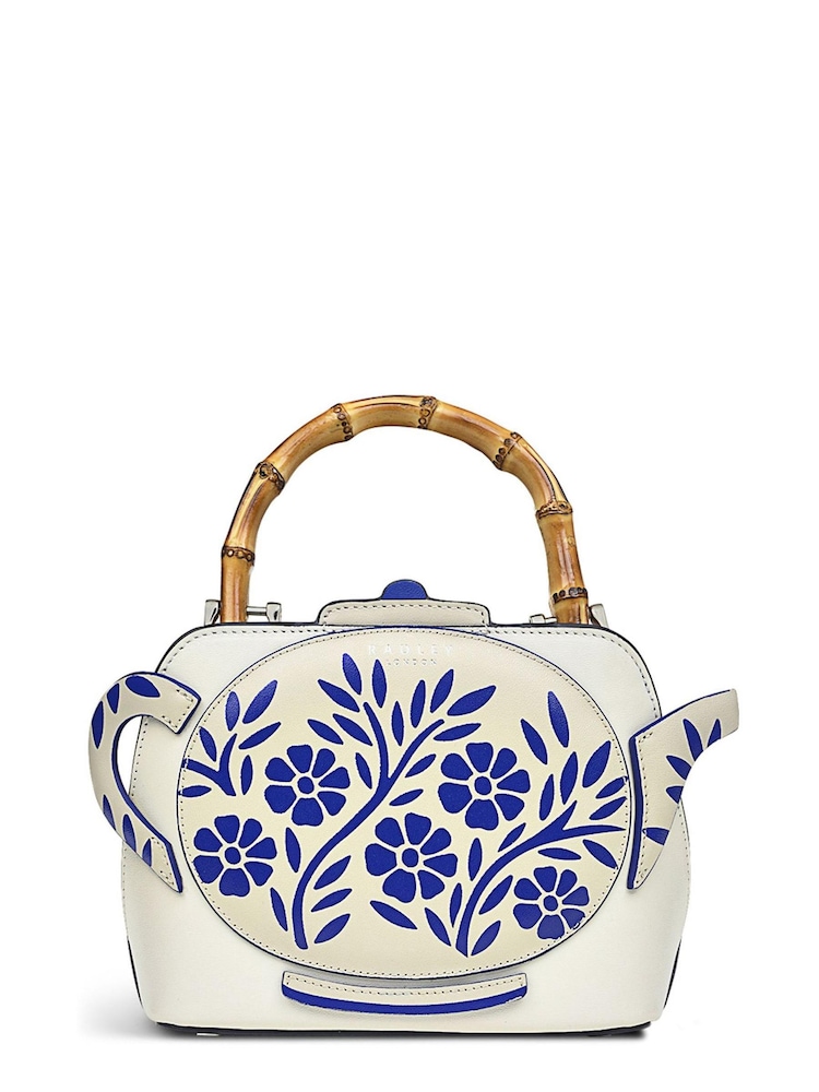 Radley London Small The Anniversary Minis Ziptop Grab White Bag - Image 1 of 6