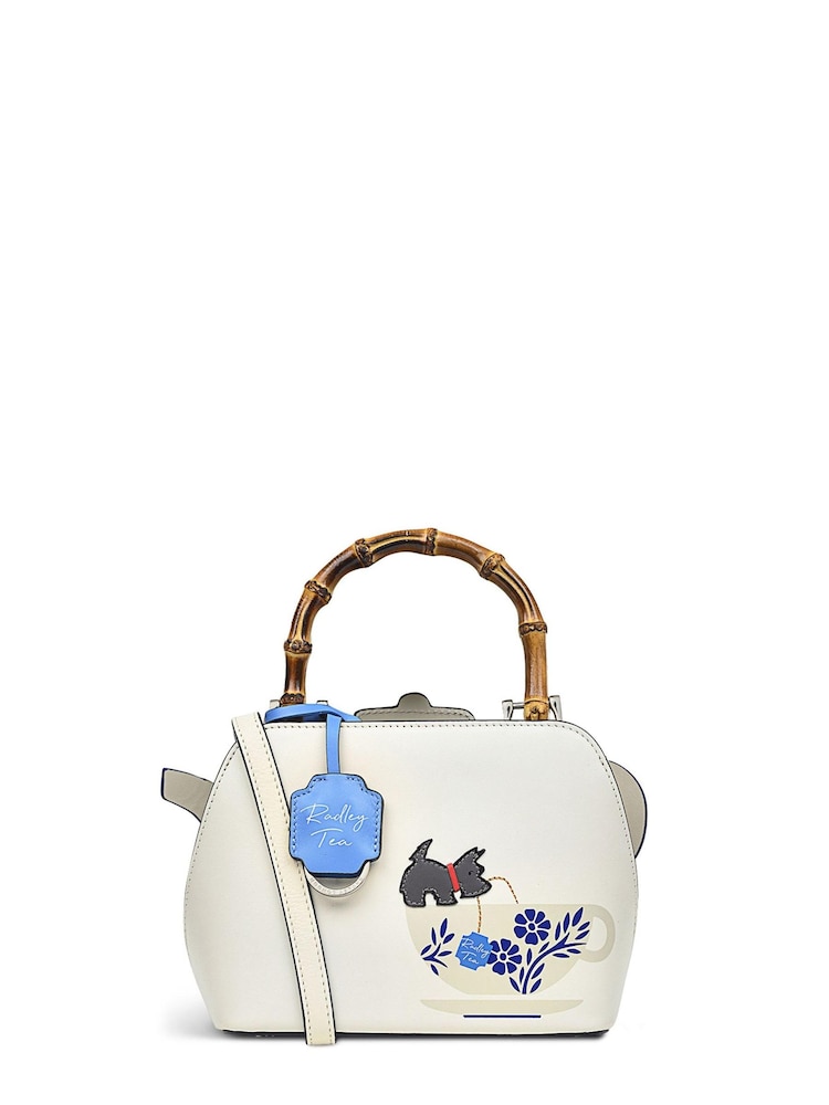Radley London Small The Anniversary Minis Ziptop Grab White Bag - Image 2 of 6