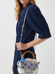 Radley London Small The Anniversary Minis Ziptop Grab White Bag - Image 6 of 6