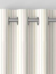 Laura Ashley Pale Ochre Candy Stripe Made to Measure 100% Cotton Curtains - Image 7 of 9