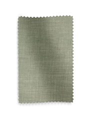 Sage Green Ready Made Blackout Roman Blind Textured Tassel Edge - Image 6 of 7