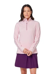 Callaway Apparel Pink Midweight Textured Pullover Jumper - Εικόνα 1 από 5