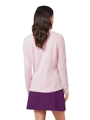 Callaway Apparel Pink Midweight Textured Pullover Jumper - Εικόνα 2 από 5