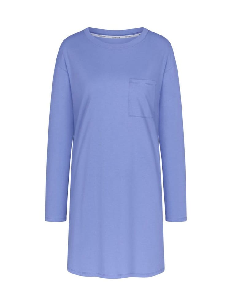 Triumph Blue Good Long Sleeved Nightdress - Image 5 of 5 Triumph Blue Good Long Sleeved Nightdress - Image 5 of 5
