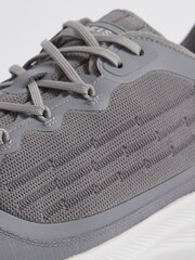 Reiss Grey Adison Hybrid Knit Running Trainers - Image 5 of 5