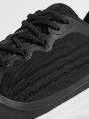 Reiss Black Adison Hybrid Knit Running Trainers - Image 6 of 6