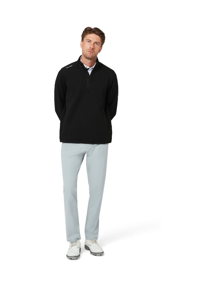 Callaway Apparel Emea Long Sleeve Mid-Layer Chev Pullover Black Jumper - Bilde 3 av 3 Callaway Apparel Emea Long Sleeve Mid-Layer Chev Pullover Black Jumper - Bilde 3 av 3
