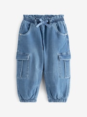 Denim Lined Cargo Trousers (3mths-7yrs) - Image 1 of 3