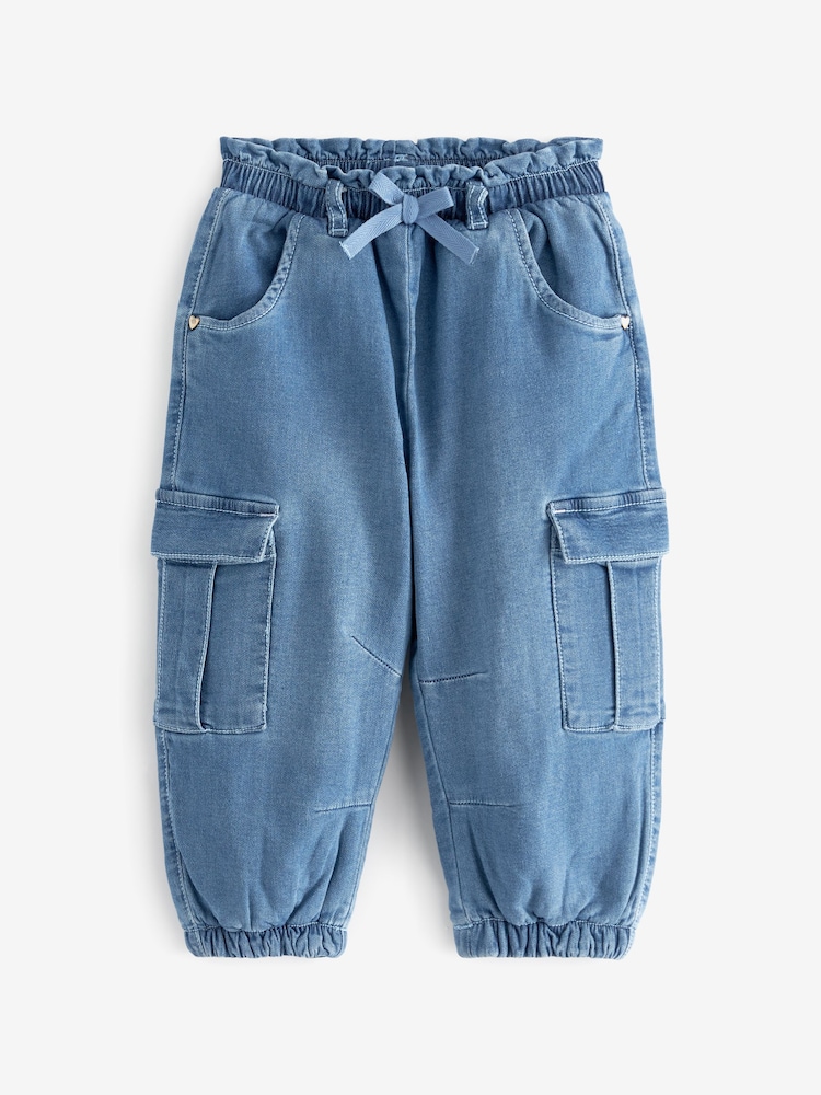 Denim Lined Cargo Trousers (3mths-7yrs) - Image 1 of 3