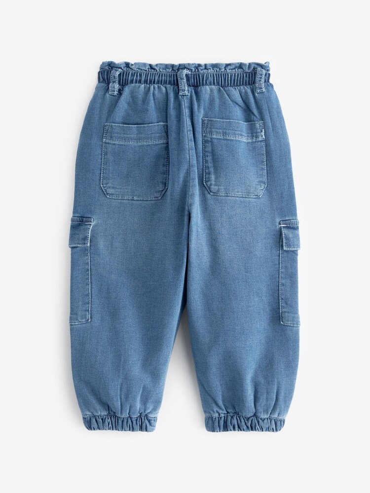 Denim Lined Cargo Trousers (3mths-7yrs) - Image 2 of 3