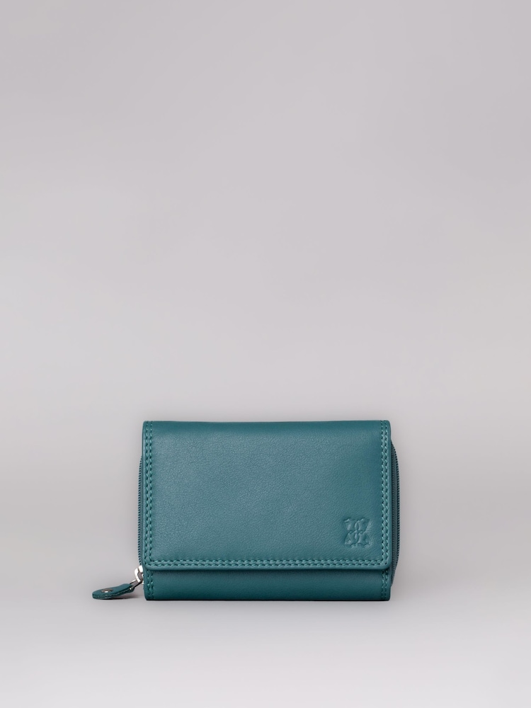 Lakeland Leather Teal Green Small Purse - Image 1 of 4