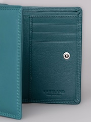 Lakeland Leather Teal Green Small Purse - Image 4 of 4