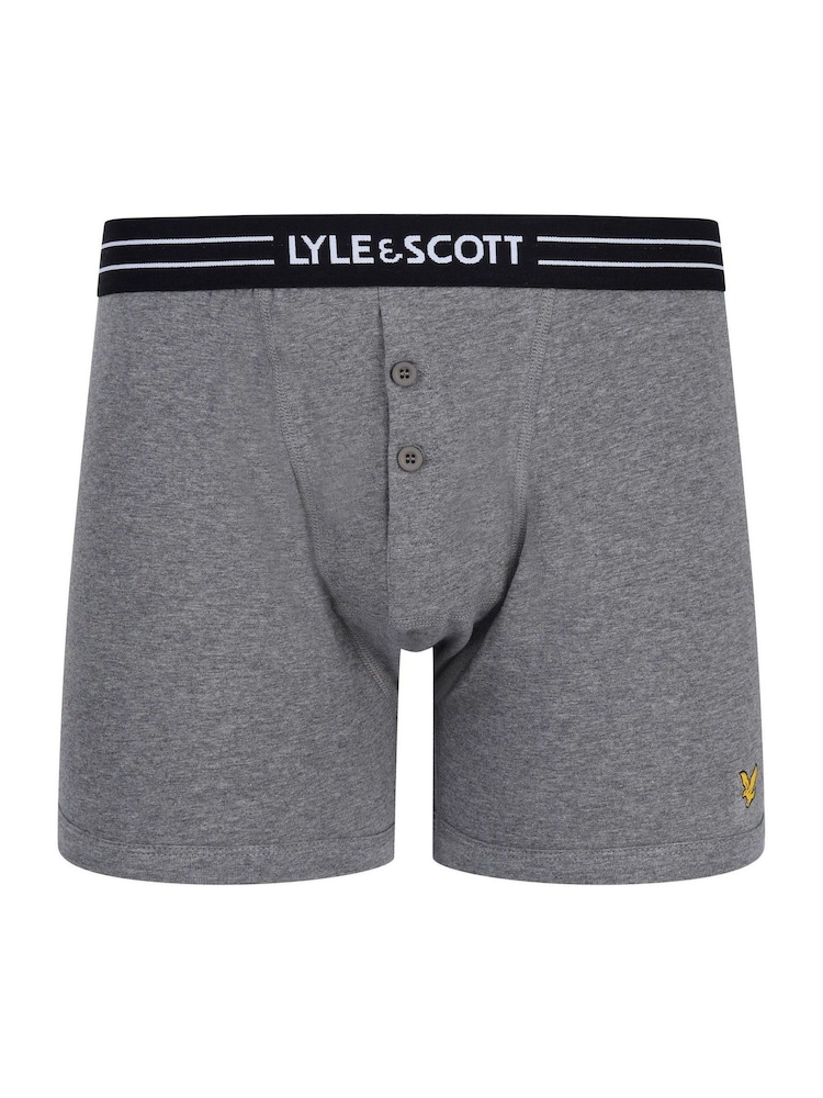 Multi Lyle & Scott Button Fly Trunks 3 Pack - Image 4 of 6