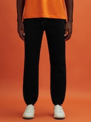 Reiss x McLaren F1 Team Black McLaren F1 Cotton Drawstring Joggers - Image 8 of 12