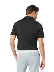 Callaway Apparel Two Tone Geo Print Black Polo Shirt - Image 2 of 3