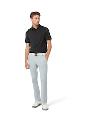 Callaway Apparel Two Tone Geo Print Black Polo Shirt - Image 3 of 3