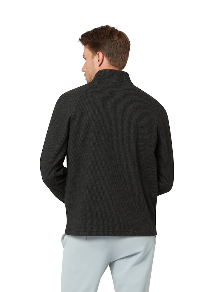 Callaway Apparel Odyssey Birdseye Jacquard Pullover Black Jumper - Bilde 3 av 3