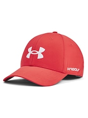 أحمر/أبيض/رمادي - قبعة كاب تشكيلة 96 Golf من Under Armour - صورة 2 من 3