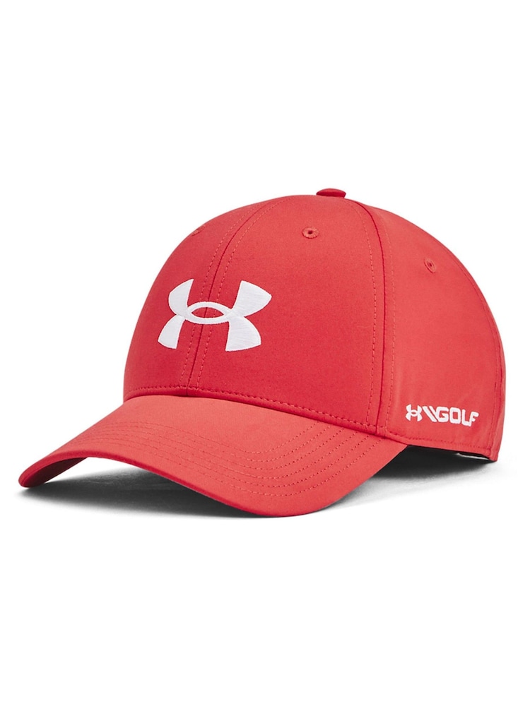 أحمر/أبيض/رمادي - قبعة كاب تشكيلة 96 Golf من Under Armour - صورة 2 من 3