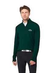 Callaway Apparel Blue 1/4 Blended Merino Odyssey Sweater - Bilde 1 av 5