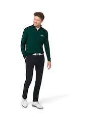 Callaway Apparel Blue 1/4 Blended Merino Odyssey Sweater - Bilde 3 av 5