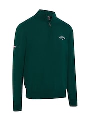 Callaway Apparel Blue 1/4 Blended Merino Odyssey Sweater - Bilde 4 av 5