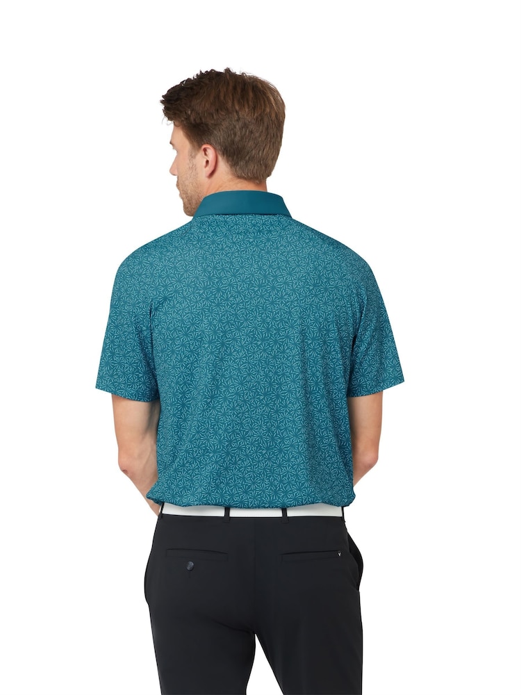 Callaway Apparel Blue Confetti Polo Shirt - Bild 2 av 5