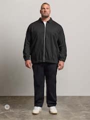 Noir - BadRhino Big & Tall Veste en sergé de coton grande taille - Image 2 de 6