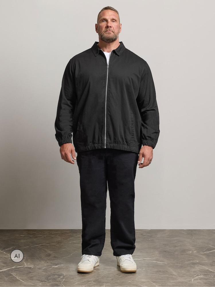 Noir - BadRhino Big & Tall Veste en sergé de coton grande taille - Image 2 de 6