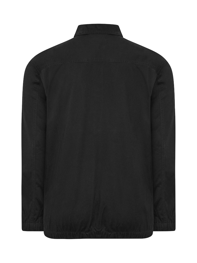 Noir - BadRhino Big & Tall Veste en sergé de coton grande taille - Image 6 de 6
