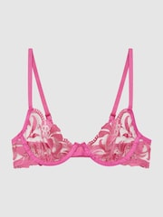 Bluebella Mesh Embroidered Bra - Image 2 of 3