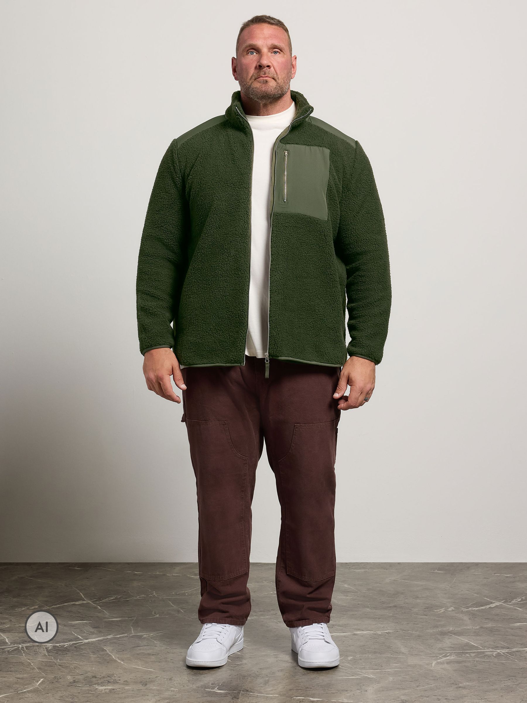 Comprar BadRhino Big & Tall Sherpa Jacket from Next Brazil