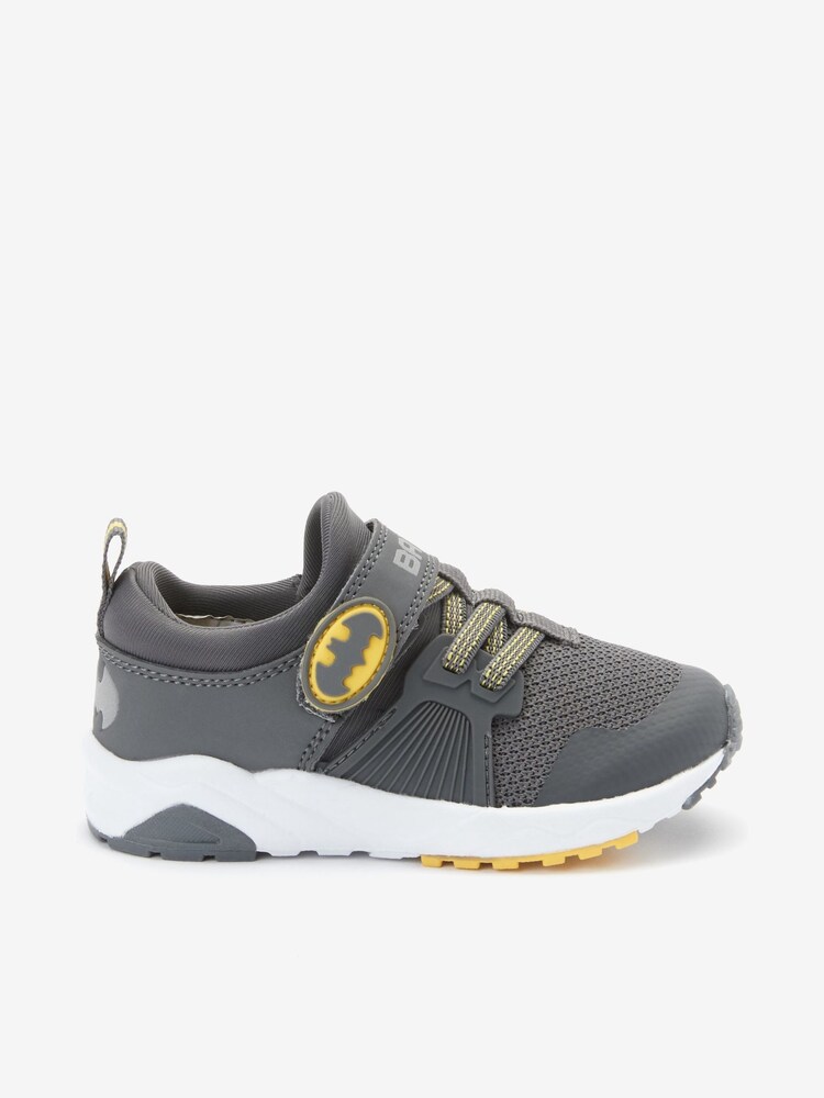 Grey Batman® Elastic Lace Trainers - Image 1 of 4