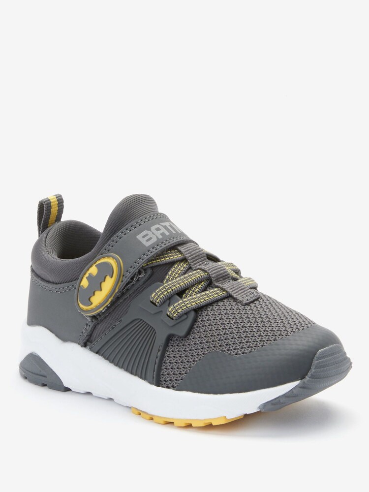 Grey Batman® Elastic Lace Trainers - Image 2 of 4