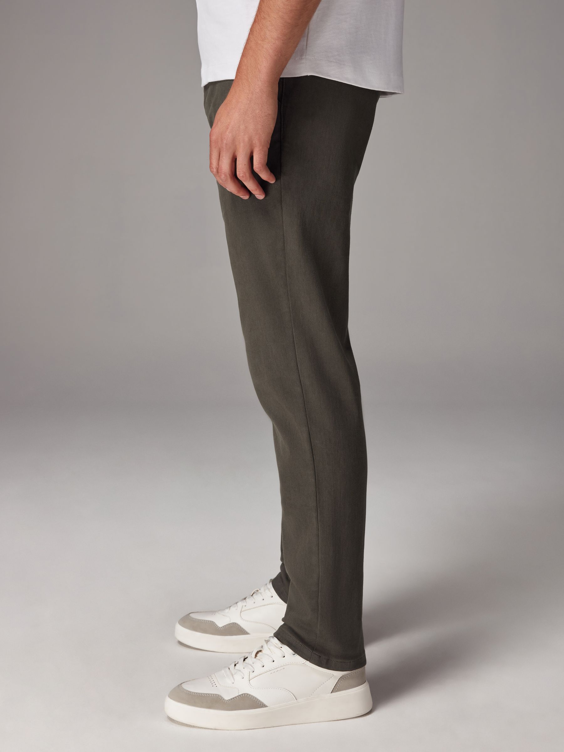 Khaki Green Slim Fit Cargo Style Trouser main image 0