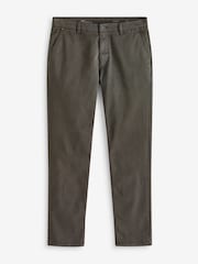 Khaki Green Slim Fit Motionflex Chino Trousers - Image 9 of 12