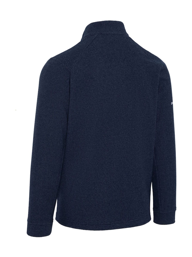 Callaway Apparel Blue Odyssey Birdseye Jacquard Pullover Jumper - Image 5 of 5