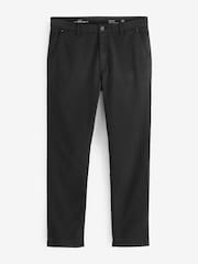 Black Slim Fit Motionflex Chino Trousers - Image 7 of 10