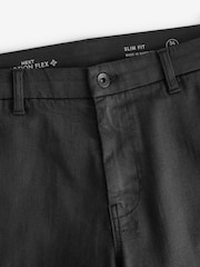 Black Slim Fit Motionflex Chino Trousers - Image 8 of 10
