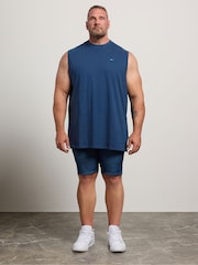 BadRhino Big & Tall Brown Full Length Muscle Vests 3 Pack - Image 3 of 8