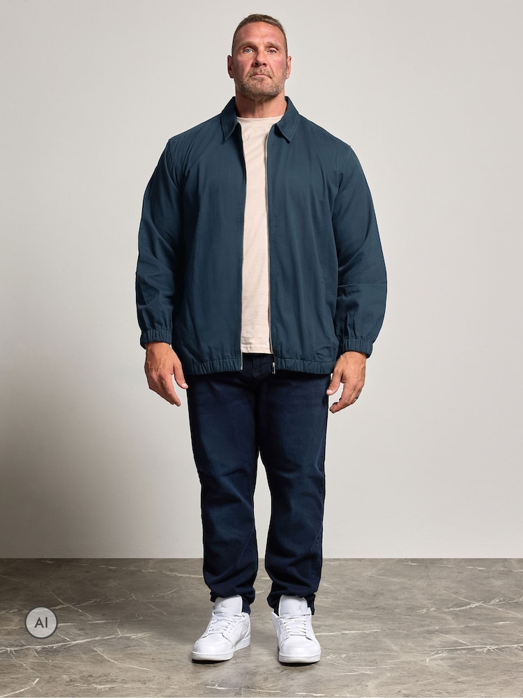 Bleu - BadRhino Big & Tall Veste en sergé de coton grande taille - Image 2 de 6