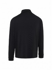 Callaway Apparel Long Sleeve Soft Touch Black Polo Shirt - Image 5 of 5