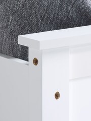 Birlea White Austin Ottoman Bed with Nebula Mattress - Image 5 of 8
